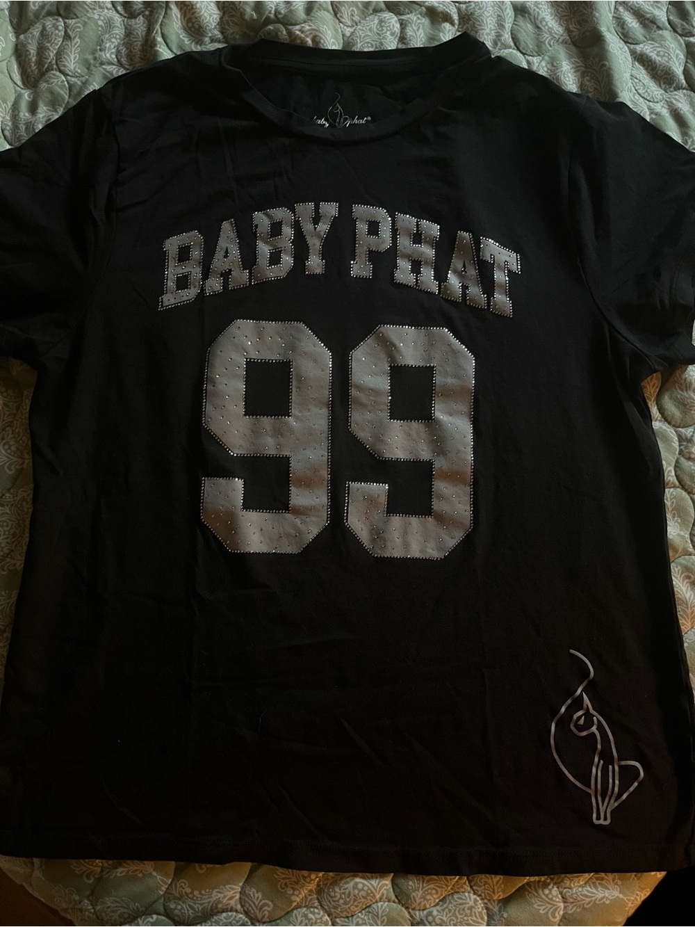 Baby Phat 99 Rhinestone Tee